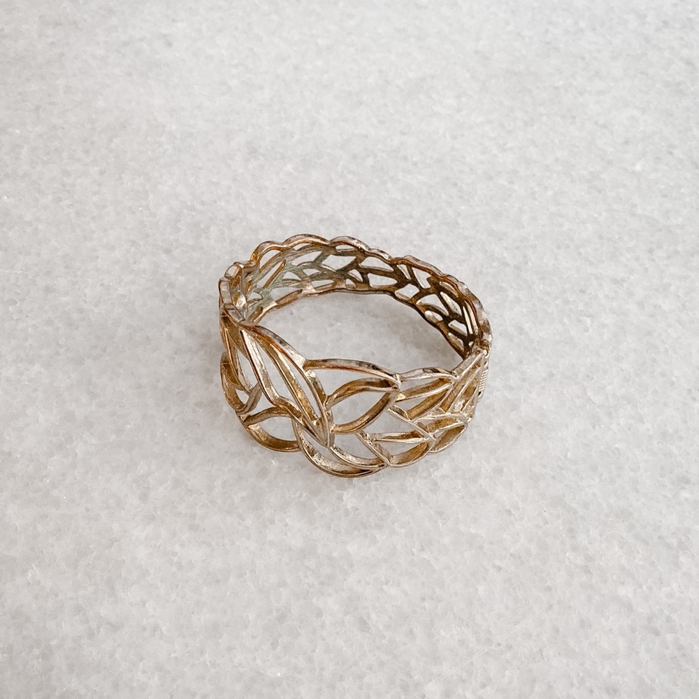 Beautiful Gold Toned Cuff Bracelet